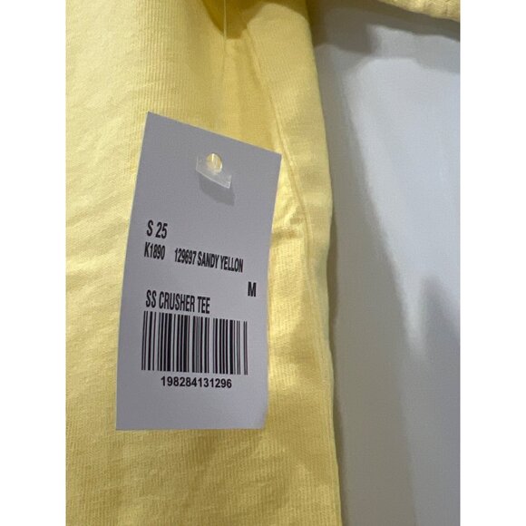 Life Is Good Less Is Smore Crusher T Shirt Kids Medium Sandy Yellow Cotton NEW - Picture 4 of 6